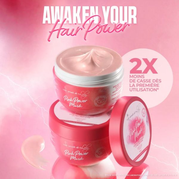 Les Secrets de Loly Pink Power Mask soin restructurant ultra protéiné 300ml