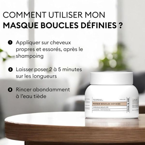 Oma & Me masque boucles définies 250ml