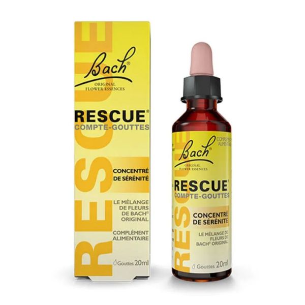 Rescue Bach Compte-gouttes 20 ml