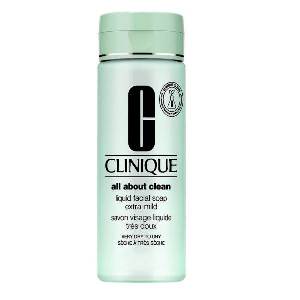 Clinique All About Clean™ savon visage liquide très doux peau sèche à très sèche 200ml