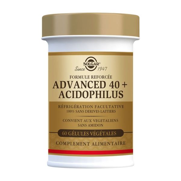 Solgar Advanced 40+ Acidophilus 60 gélules végétales