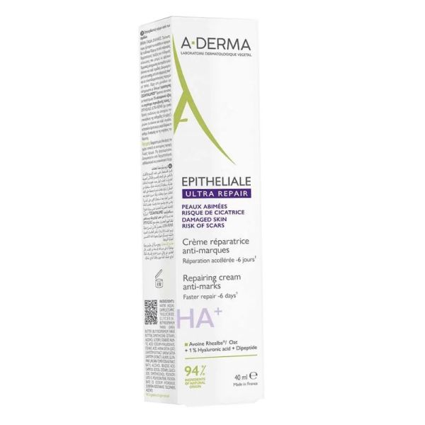 A-Derma Epitheliale AH Ultra Repair crème réparatrice anti-marques 40ml