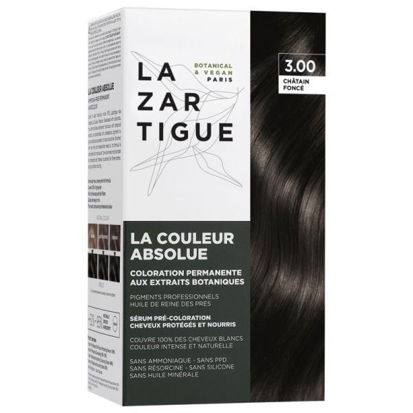 Lazartigue La Couleur Absolue Coloration 3.00 Châtain Foncé 60ml