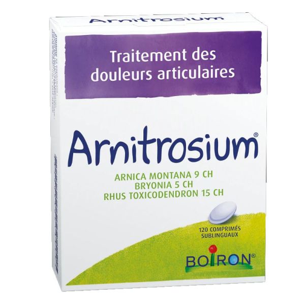 Boiron Arnitrosium traitement douleurs articulaires 120 comprimés sublingual
