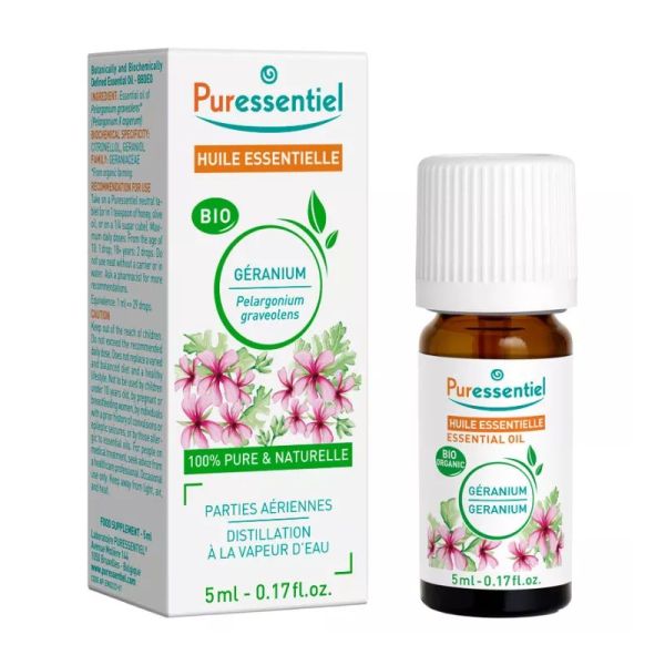 Puressentiel Huile Essentielle Bio Géranium 5 ml