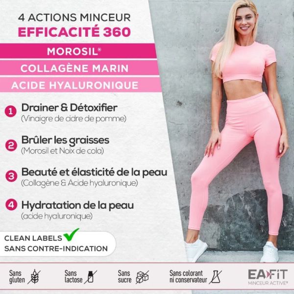 Eafit Minceur 360 morosil collagène acide hyaluronique 200g