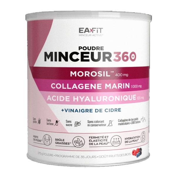 Eafit Minceur 360 morosil collagène acide hyaluronique 200g