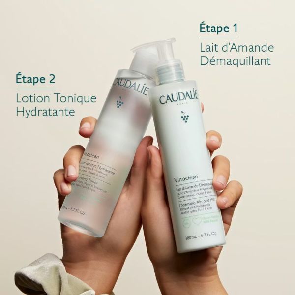 Caudalie Vinoclean lait d'amande démaquillant 200ml