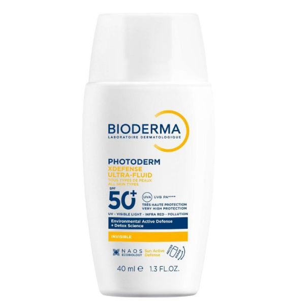 Bioderma Photoderm Xdefense Ultra-Fluid SPF50+ Invisible 40ml