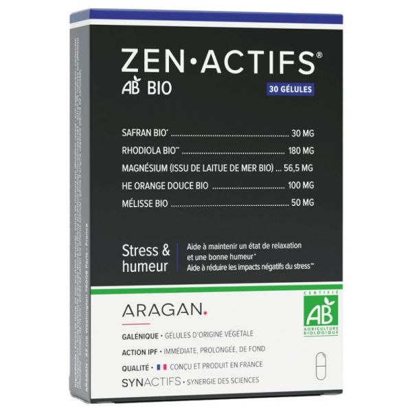 Synactifs ZenActifs Bio 30 Gélules