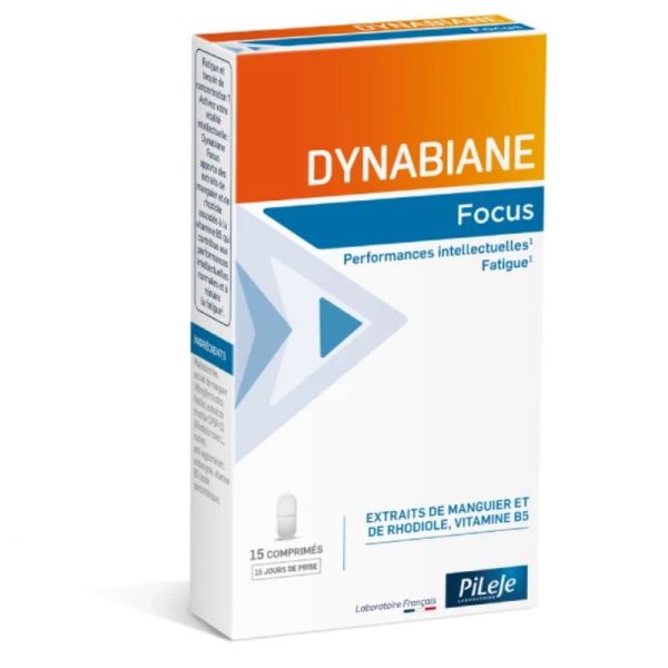 Pileje Dynabiane Focus performances intellectuelles 15 comprimés