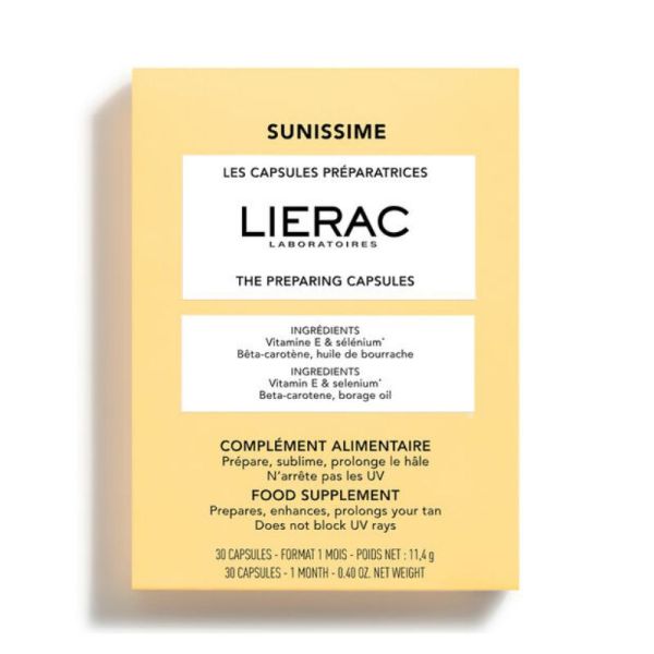 Lierac Sunissime les capsules préparatrices 2x30 capsules