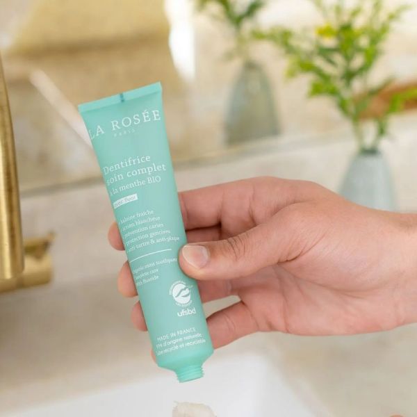 La Rosée dentifrice soin complet à la menthe Bio offre spéciale