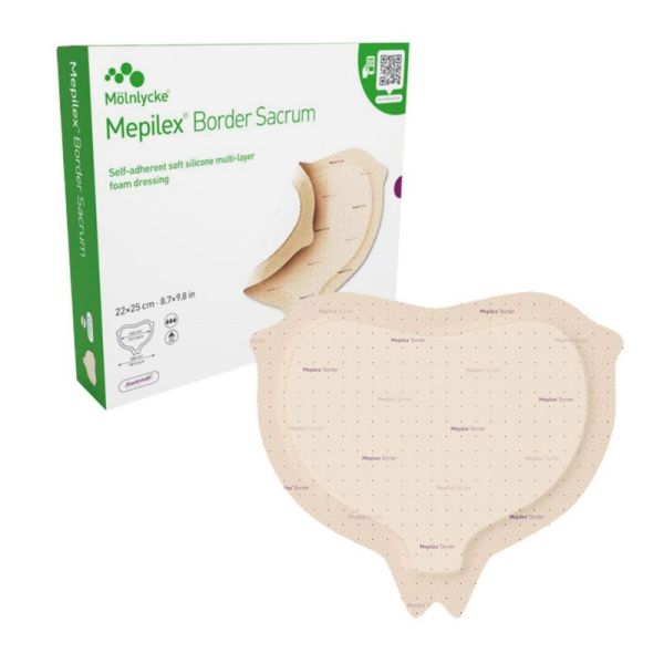Mepilex Border Sacrum 16x20cm 10 pansements
