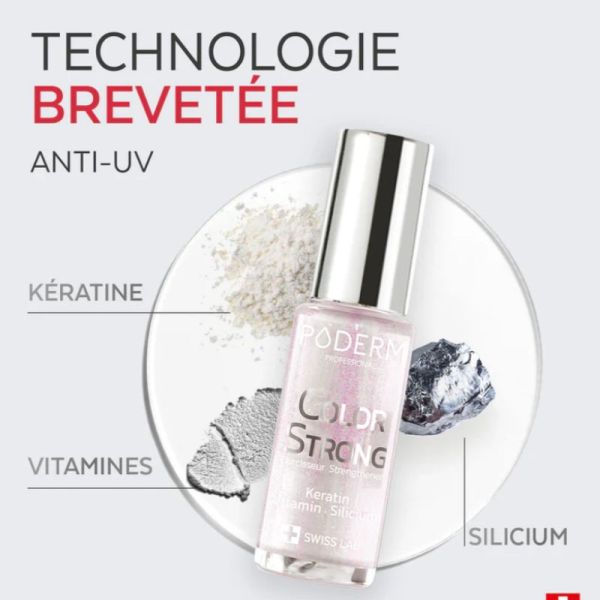 Poderm vernis durcisseur color strong durcisseur 138 highlighter 8ml