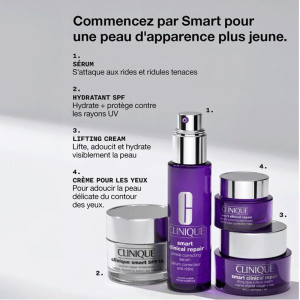 Clinique Smart Clinical Repair crème liftante visage + cou 50ml
