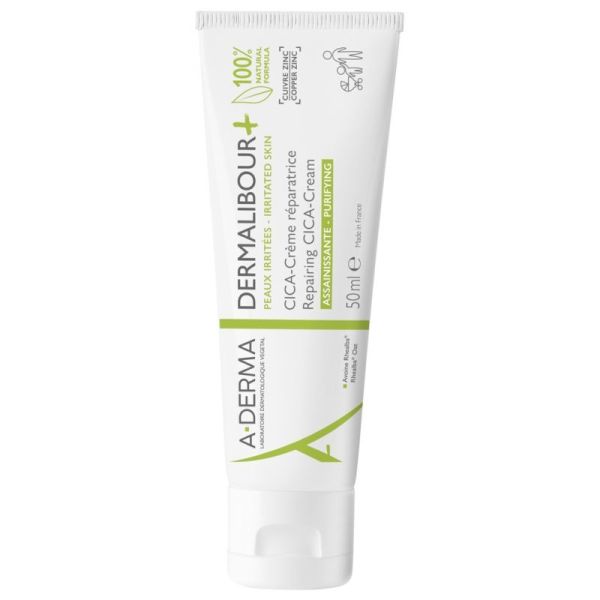 Dermalibour + Cica-crème réparatrice assainissante 50ml