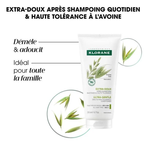 Klorane Avoine après-shampooing extra-doux 50ml