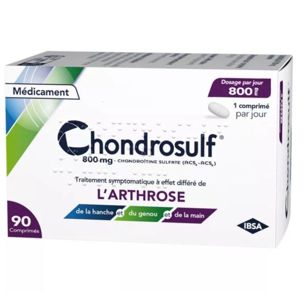 IBSA Chondrosulf 800 mg Arthrose 90 comprimés