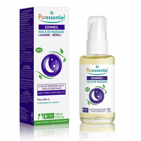 Puressentiel huile massage détente lavande & néroli 100ml