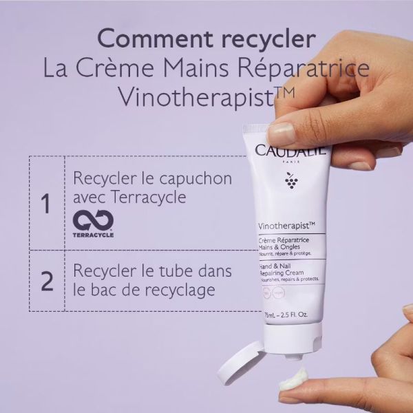 Caudalie Vinotherapist crème réparatrice mains au beurre de karité 75ml