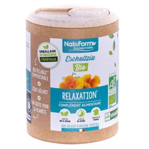 Nat&Form Écoresponsable Escholtzia Bio 90 gélules