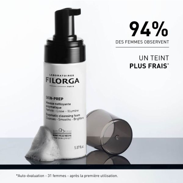 Filorga mousse démaquillante nettoyant moussant visage anti-âge 150ml