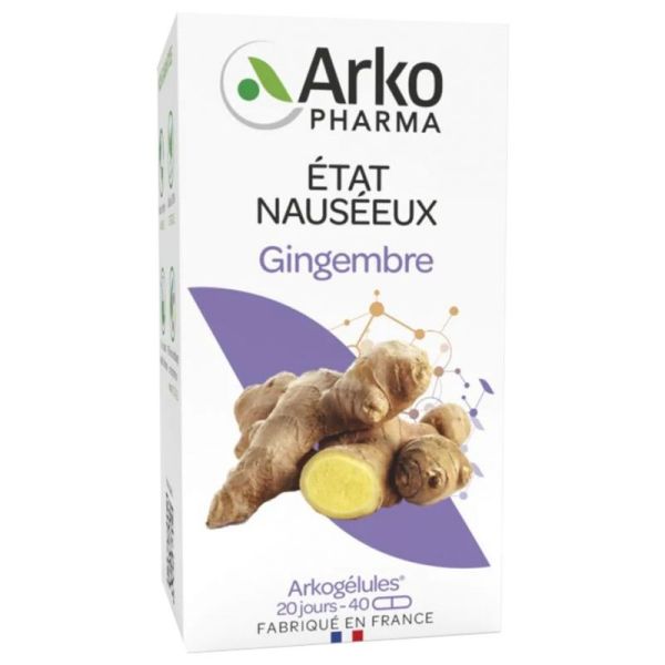Arkogélules Gingembre 40 gélules