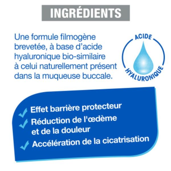 Hyalugel Forte spray lésions buccales 20ml