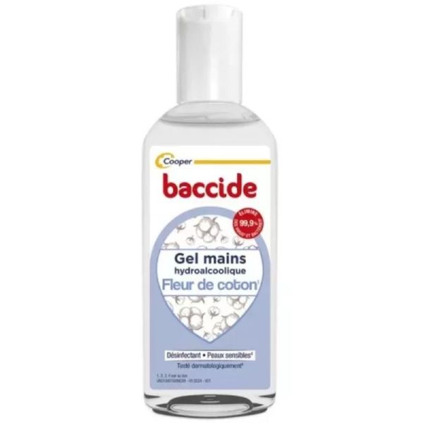 Baccide Gel désinfectant pour les mains senteur coton 30ml,