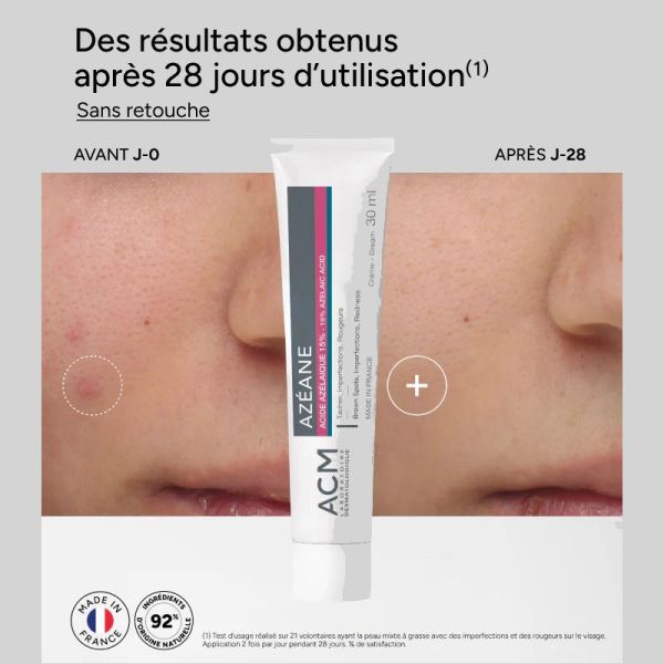 ACM Azeane crème taches imperfections rougeurs 30ml