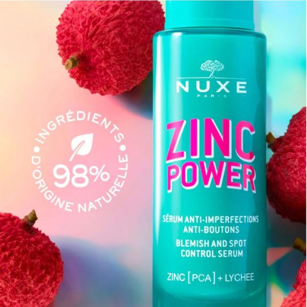 Nuxe Zinc Power sérum anti imperfections anti boutons 30ml