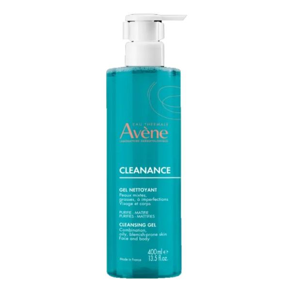 Avène Cleanance gel nettoyant 400ml