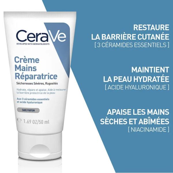 CeraVe crème mains réparatrice 50ml