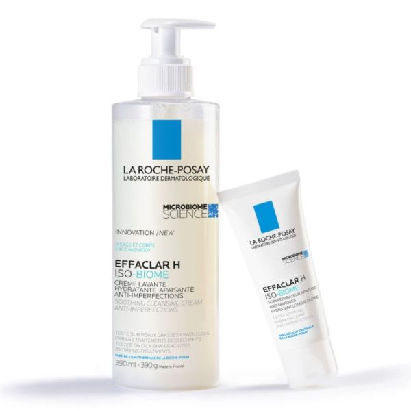 Roche Posay Effaclar H Iso-Biome crème lavante hydratante 40ml