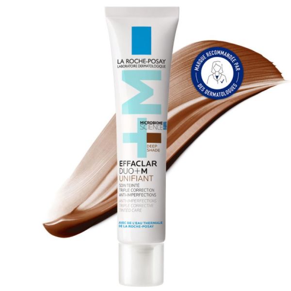 Roche Posay Effaclar Duo +M gel crème anti-imperfections teinte foncé 40ml