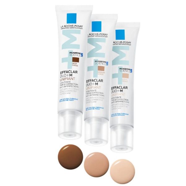 Roche Posay Effaclar Duo +M gel crème anti-imperfections teinte foncé 40ml