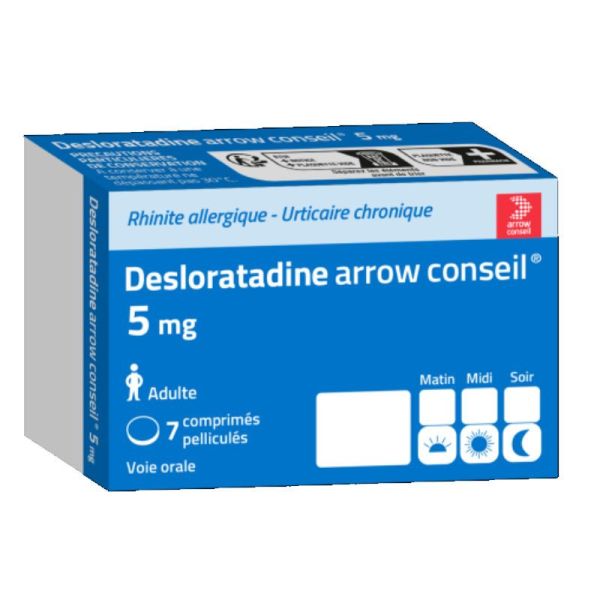 Arrow Desloratadine 5Mg 7 comprimés