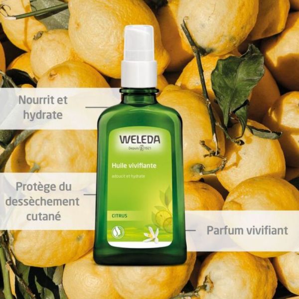 Weleda huile vivifiante au Citrus 100ml