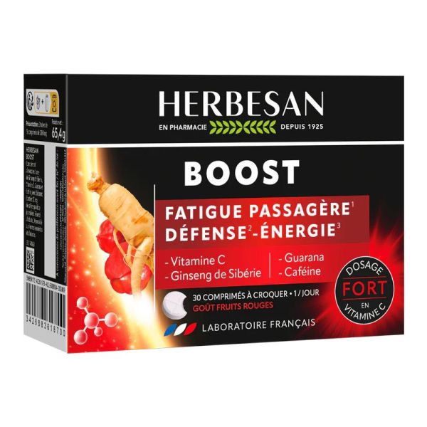 Herbesan Boost 30 Comprimés à Croquer
