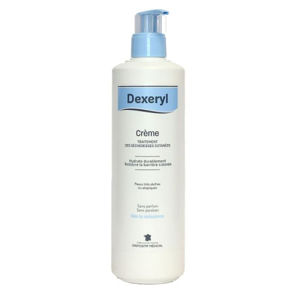 Crème sécheresses cutanées sans parfum 500g
