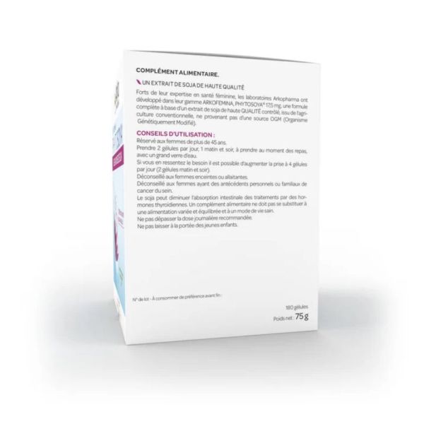Arkopharma Phyto Soya isoflavones de soja 180 gélules