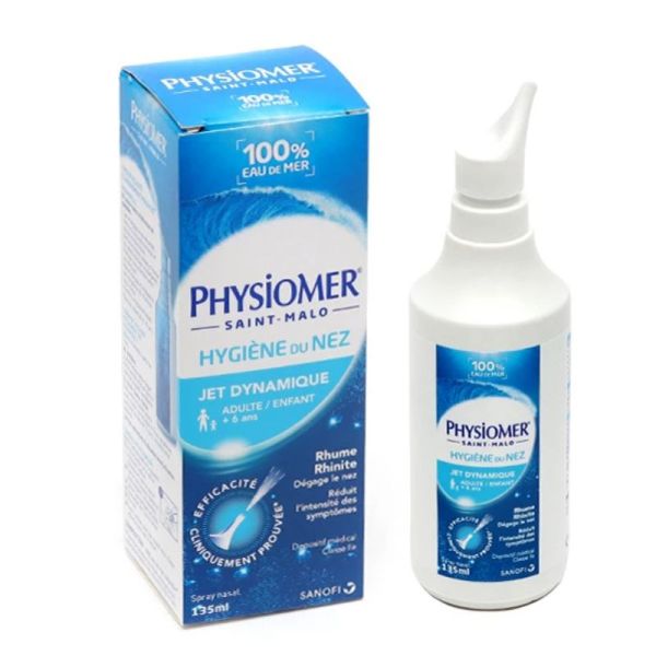 Physiomer spray nasal Jet Dynamique adulte et enfant 135ml