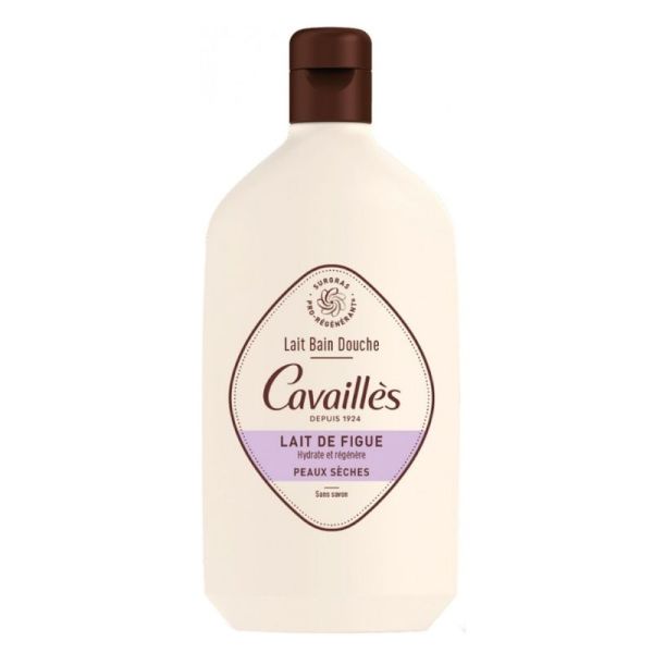 Cavaillès Lait bain douche peaux sèches lait de figue 400ml