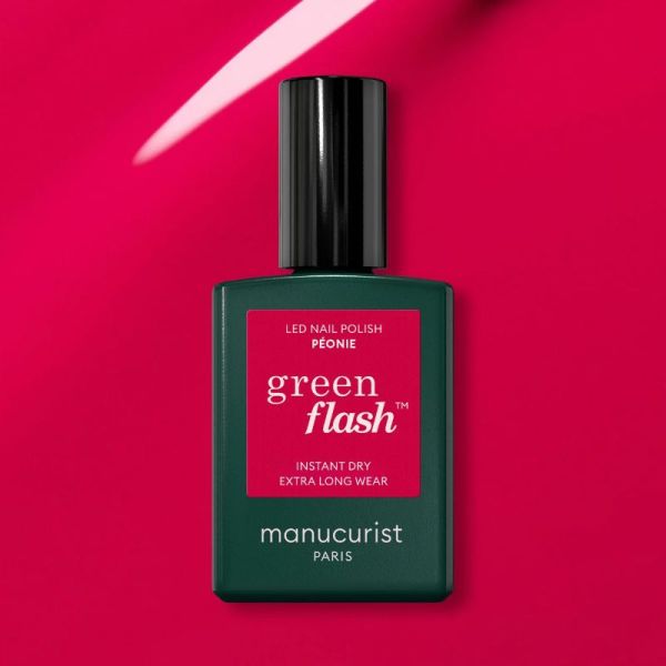 Manucurist Green Flash vernis semi permanent Peonie 15ml