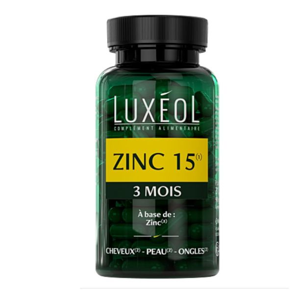Luxeol Zinc 15 90 Gelules