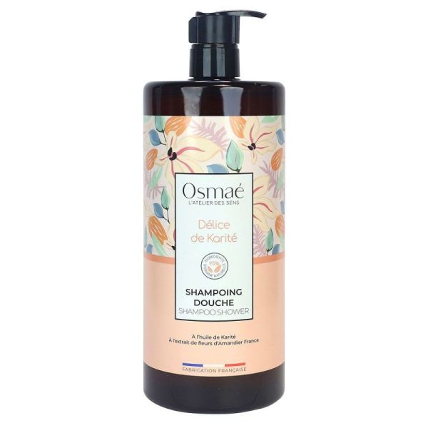 Osmaé  Shampooing douche délice de karité 1 litre