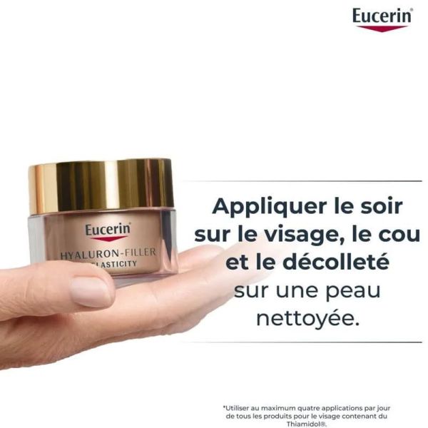 Eucerin Hyaluron-Filler + Elasticity recharge soin de nuit 50ml