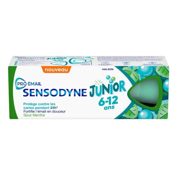 Sensodyne Pro-Email dentifrice Junior 6 à 12 Ans menthe douce 50ml