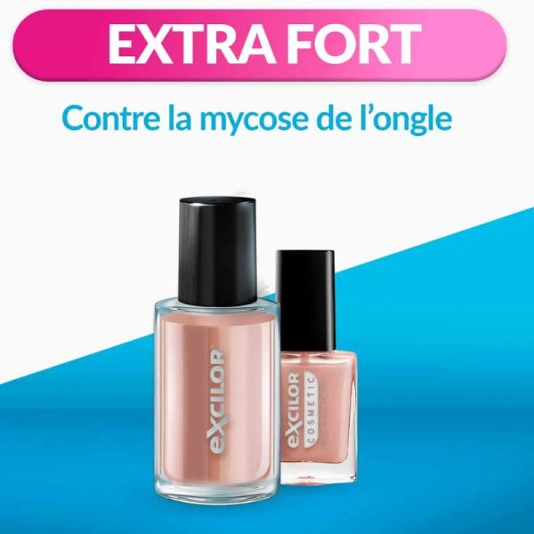 Excilor traitement de la mycose de l'ongle Forte Color Nude 30ml